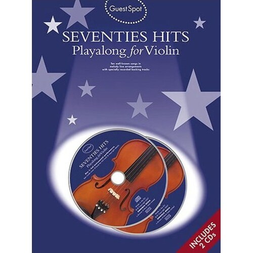 Guest Spot Seventies Hits Violin Softcover Book/CD