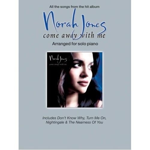 Jones N. Come Away With Me Solo Piano(Hla) Book