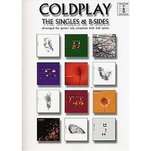 Coldplay - The Singles And B Sides Guitar TAB (Softcover Book)
