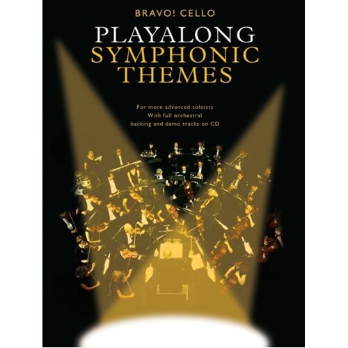 Bravo! Cello Playalong Symphonic Themes Softcover Book/CD