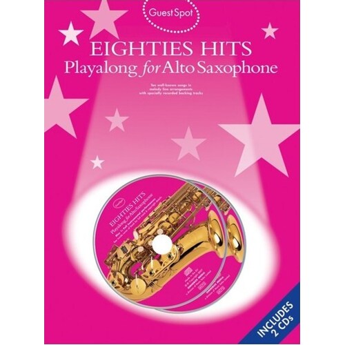 Guest Spot Eighties Hits Alto Sax Softcover Book/CD