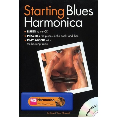 Starting Blues Harmonica Book/CD Inc Harmonica (Softcover Book/CD)