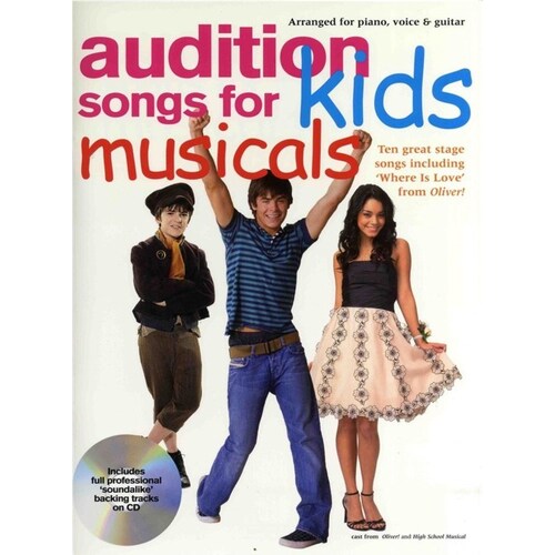 Audition Songs For Kids Musicals Book/CD