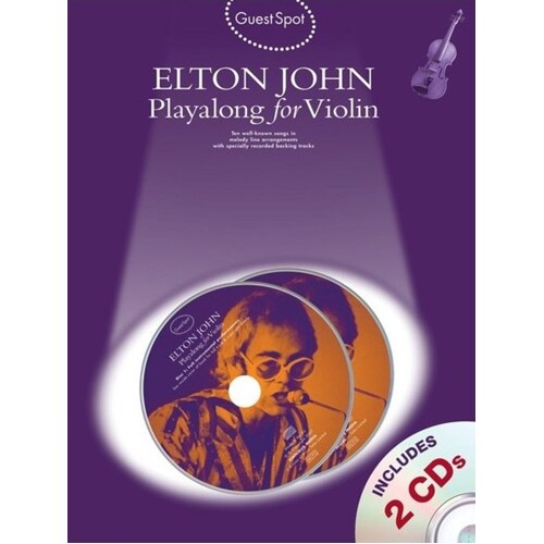Guest Spot Elton John Violin Softcover Book/CD