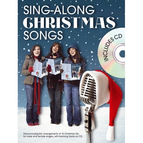 Singalong Christmas Songs PVG Book with CD