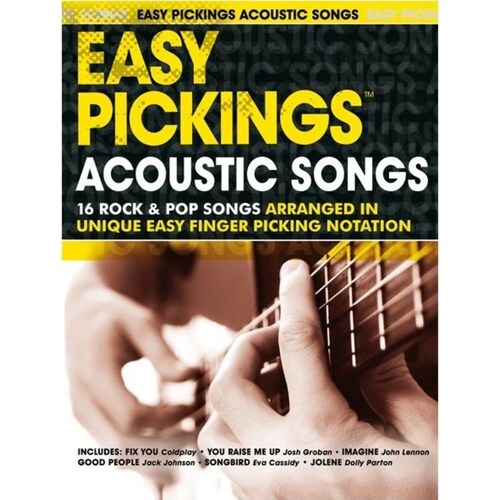 Easy Pickings Acoustic Songs Easy Guitar TAB (Softcover Book)