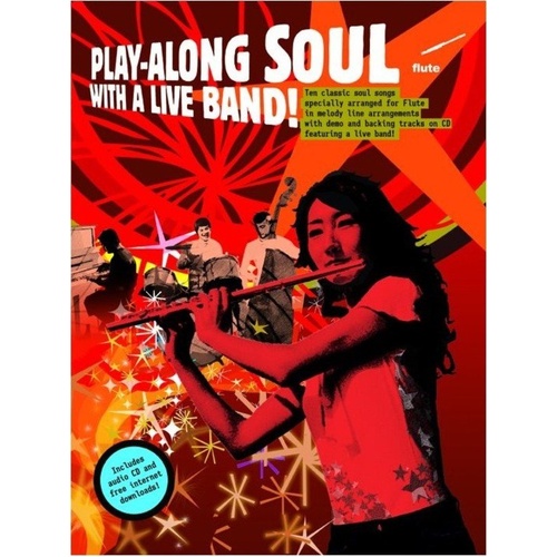 Play-Along Soul with a Live Band! Flute Book & CD
