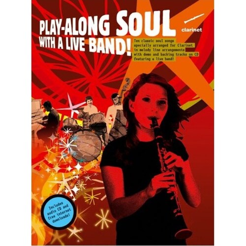 Play-Along Soul With A Live Band! Clarinet Book CD (Softcover Book/CD)