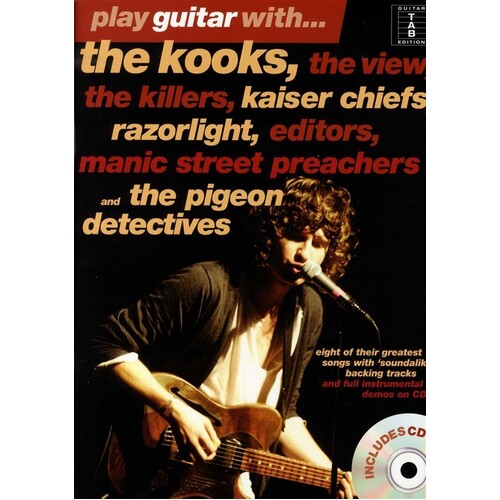 Play Guitar With Kooks View Killers Etc TAB Softcover Book/CD
