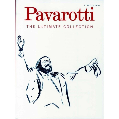 Pavarotti - The Ultimate Collection for Voice and Piano, 96 Pages, Tribute Album with Timeline and Photographs