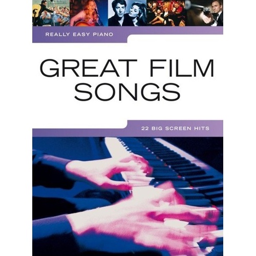 Really Easy Piano - Great Film Songs by Wise Publications