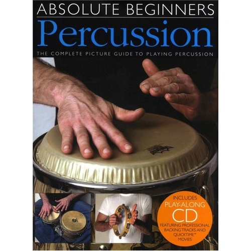 Absolute Beginners Percussion Book/CD