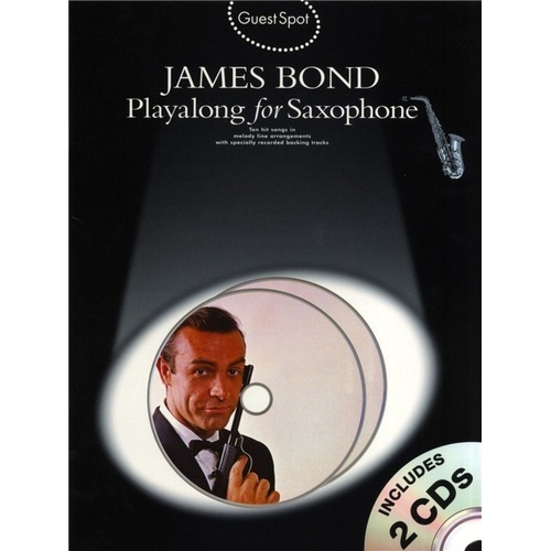 Guest Spot James Bond Alto Saxophone BK/CD