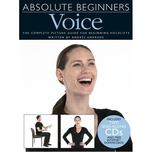 Absolute Beginners Voice Softcover Book/CD