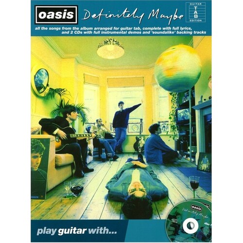 Play Guitar With Oasis Definitely Maybe Softcover Book/CD