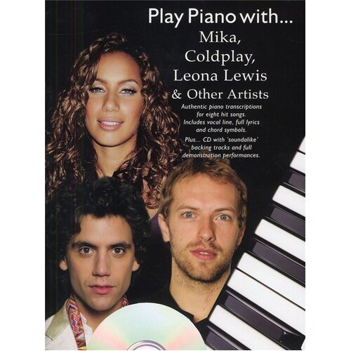 Play Piano With Mika Coldplay Leona Lewis Softcover Book/CD