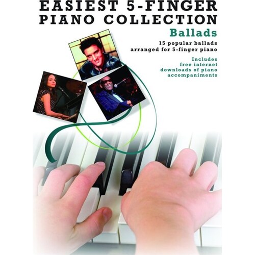 Easiest 5 Finger Piano Coll Ballads (Softcover Book)