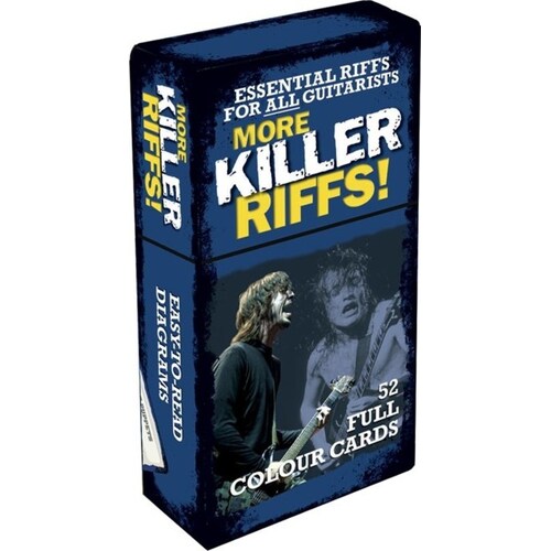 More Killer Riffs! 52 Full Colour Cards Guitar TAB (Flash Cards) Book