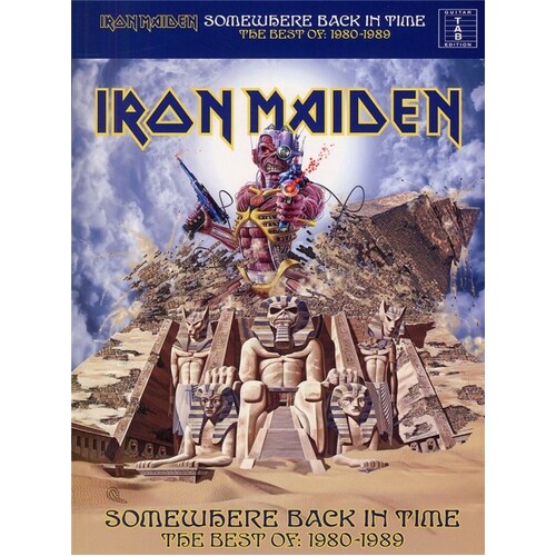 Iron Maiden - Somewhere Back In Time Best Of 1980-89 TAB (Softcover Book)