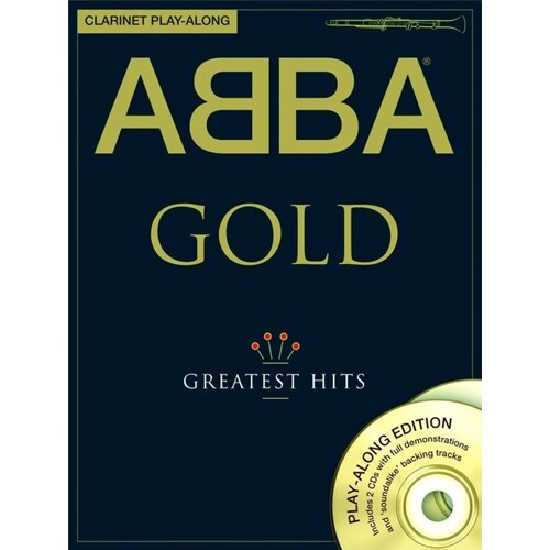 ABBA Gold Clarinet Playalong Softcover Book/CD