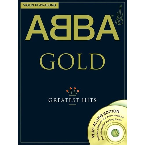 ABBA Gold Violin Playalong Softcover Book/CD