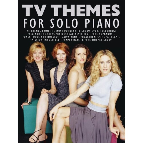 Tv Themes For Solo Piano (Softcover Book)