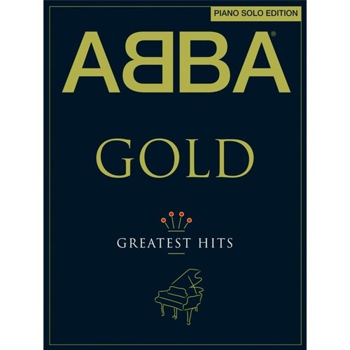 ABBA Gold Greatest Hits Piano Solo Edition (Softcover Book)