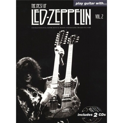 Play Guitar With Best Of Led Zeppelin Vol 2 TAB Softcover Book/CD