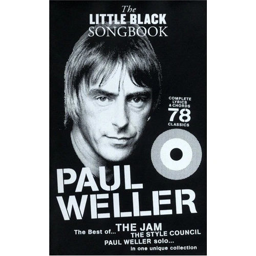 Little Black Book of Paul Weller - Guitar Chord Songbook with Lyrics, 78 Songs, Wise Publications