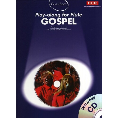 Guest Spot Gospel Flute Softcover Book/CD