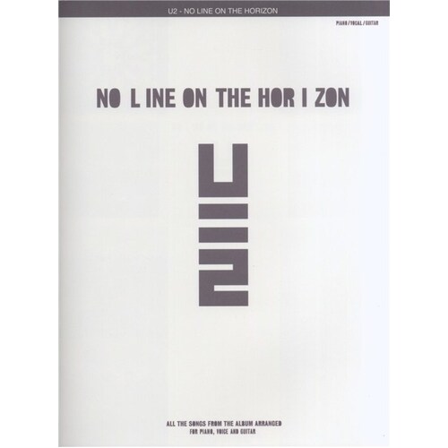 U2 - No Line On The Horizon PVG (Softcover Book)
