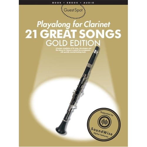 Guest Spot 21 Great Songs for Clarinet Book with Audio Tracks