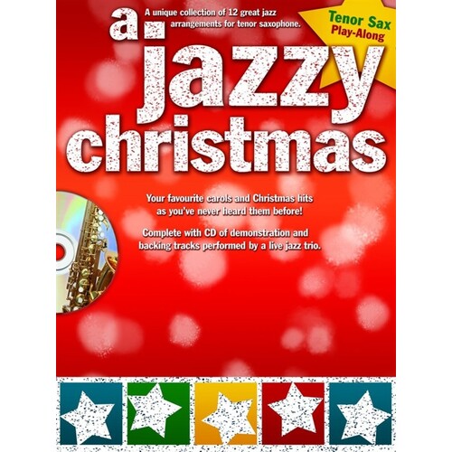 A Jazzy Christmas Tenor Sax Softcover Book/CD
