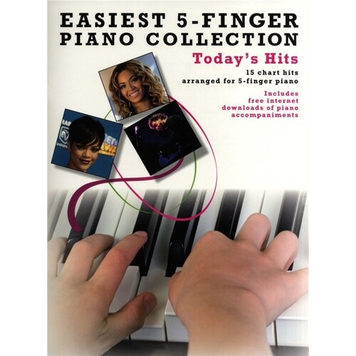 Easiest 5 Finger Piano Coll Todays Hits (Softcover Book)