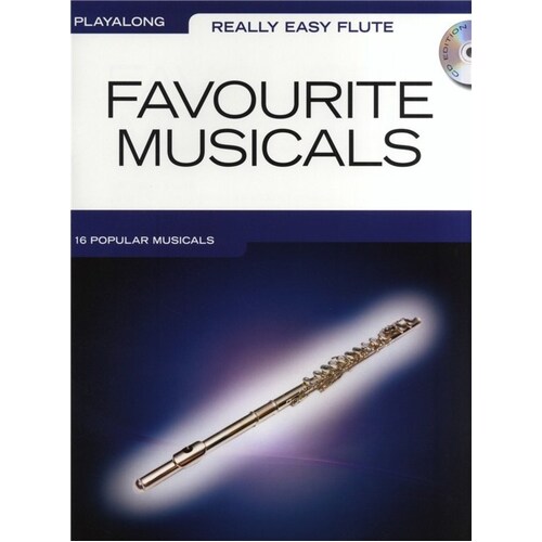Really Easy Flute Favourite Musicals Softcover Book/CD