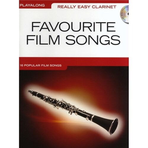 Really Easy Clarinet Favourite Film Songs Softcover Book/CD