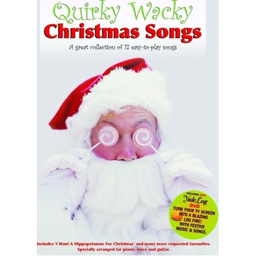 Quirky Wacky Christmas Songs Book/DVD (Softcover Book/DVD) Book