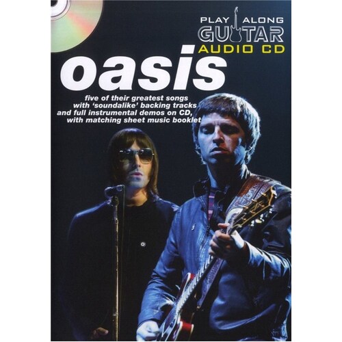 Play Along Guitar Oasis Booklet/CD (Softcover Book/CD)