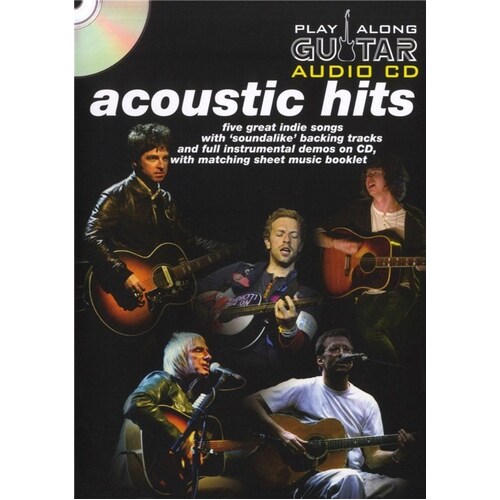 Play Along Guitar Acoustic Hits Booklet/CD (Softcover Book/CD)