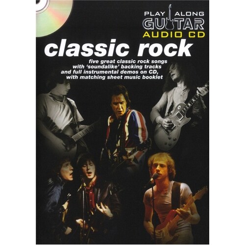 Play Along Guitar Classic Rock Booklet/CD (Softcover Book/CD)