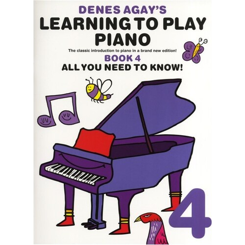 Agay Learning To Play Piano 4 All You Need To Know (Softcover Book)