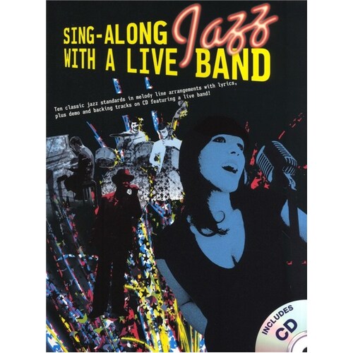 Sing Along Jazz With A Live Band Book/CD