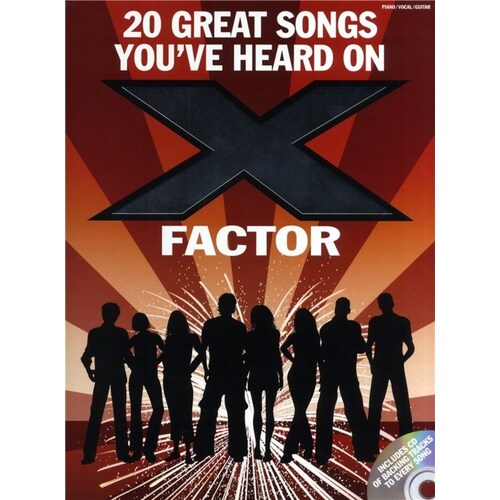 20 Great Songs Youve Heard On x Factor Book/CD