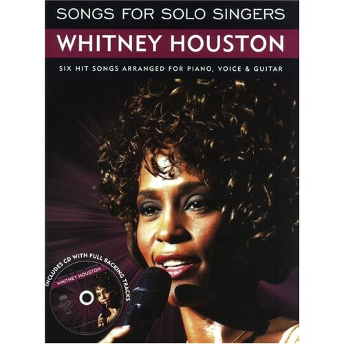 Songs For Solo Singers Whitney Houston Book/CD (Softcover Book/CD)