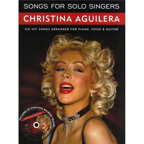 Songs For Solo Singers Christina Aguilera Book/CD