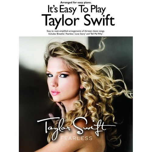 It's Easy to Play Taylor Swift - Fearless PVG Songbook