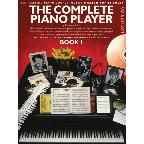 The Complete Piano Player Book 1 CD Edition by Kenneth Baker