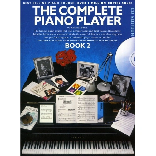 The Complete Piano Player Book 2 CD Edition by Kenneth Baker