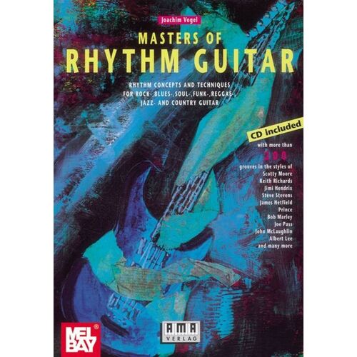 Masters Of Rhythm Guitar Guitar TAB Softcover Book/CD