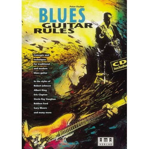 Blues Guitar Rules Guitar TAB Softcover Book/CD